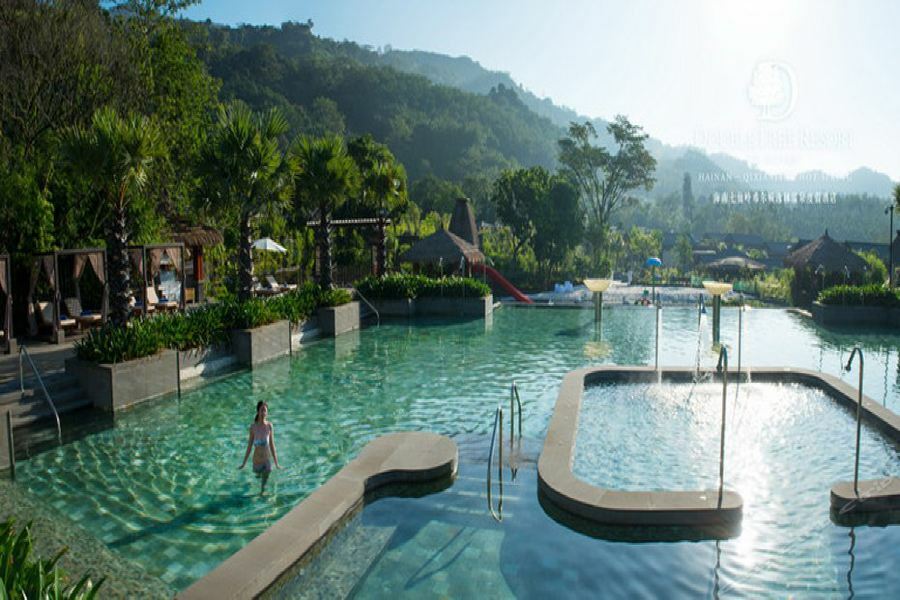 Doubletree Resort By Hilton Hotel Hainan - Qixianling Hot Spring Baoting Exterior foto